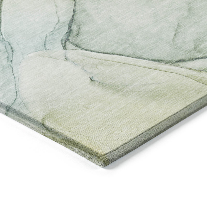 Alfonzo Washable Abstract Indoor / Outdoor Rug, Runner 2'3" x 7'6"