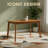 47-inch Solid Wood Kitchen Dining Table For Four