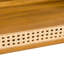 Canapé d'extérieur en forme de V 5 places en bois d'acacia