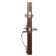 Colonial Handleset with Deadbolt and Door Lever and Rosette
