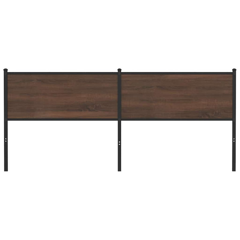 Alcindor Headboard, Brown Oak Look, 91.5cm H x 198cm W x 3cm D 