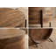 Round Solid Mango Wood Coffee Table
