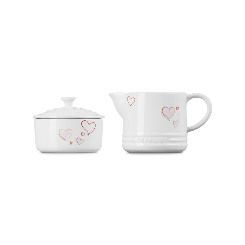 Le Creuset Stoneware Cream And Sugar Set