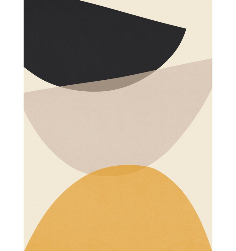 Abstract Earth Tones Print by Other Artist, 40 × 60, Framed Print, White