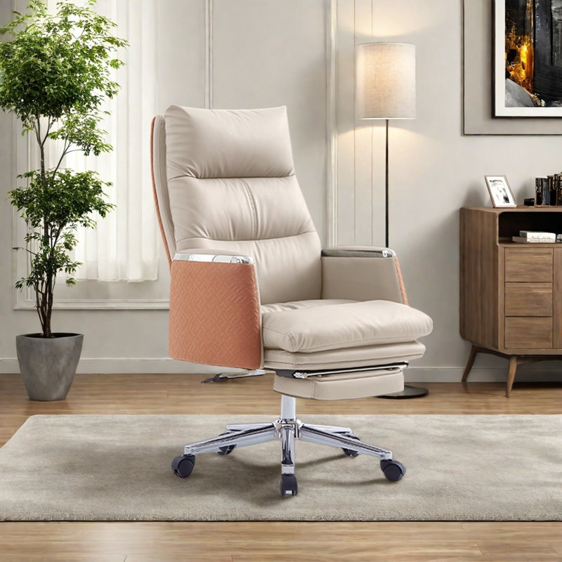 Lumbar support movable armchair