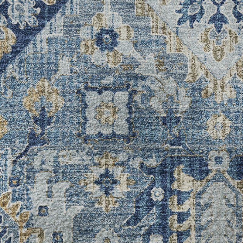 Premium Machine Washable Ariel Global Rug, Rectangle 10' x 14'