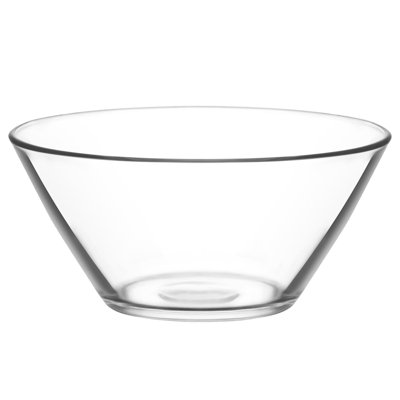 LAV Glass Stainless Steel Serving Bowl