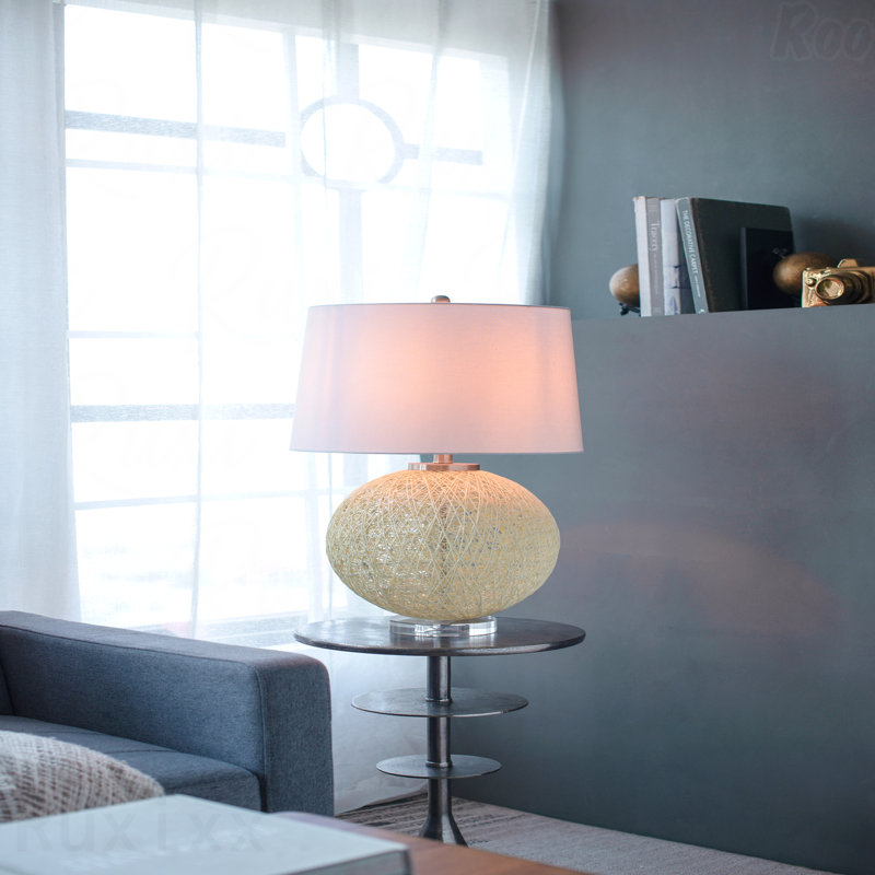 Table Lamp - With Beige Paper Base