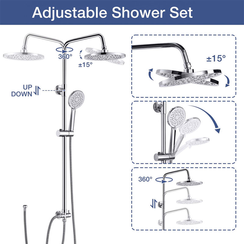 Fixed Shower Head, Chrome