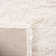 Solid Colour Machine Woven Polypropylene Area Rug in Cream