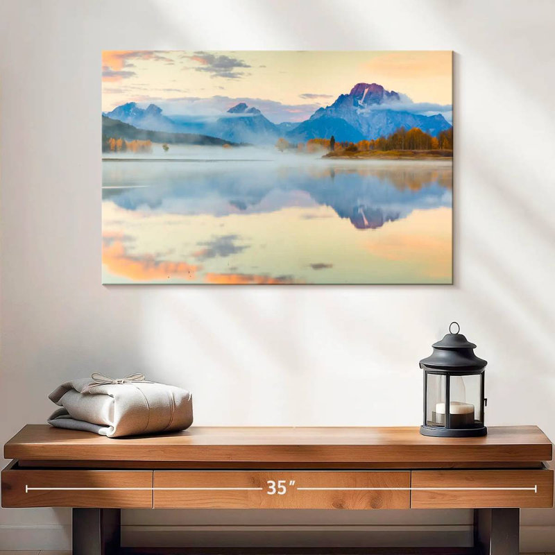 Alvord Hazy Grand Teton, H 16 po x l 24 po