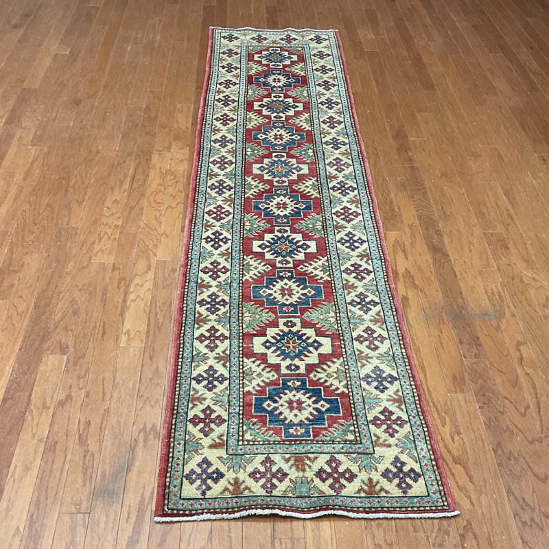  Chemin de table en laine Super Kazak fait à la main