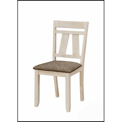 Ensemble de table de salle à manger extensible de style chalet 5 pièces avec finition bicolore gris craie, chaises rembourrées et feuilles de réfectoire autoportantes pour des sièges polyvalents