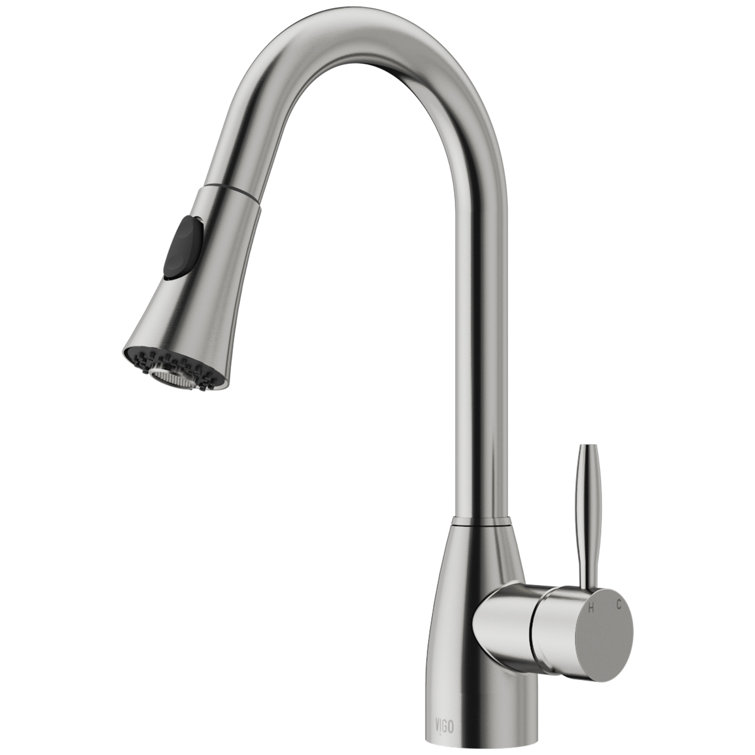 Aylesbury 16" H 1-handle Pull-Down 2-Function Sprayer Kitchen Faucet