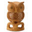 Suresh and Devender Garg Artisan Crafted Wood Bird Sculpture