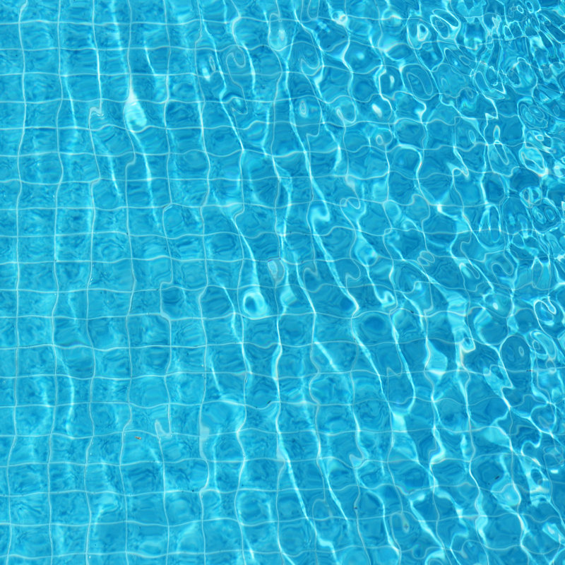 "Piscine" par Aopsan - reproduction sur toile tendue, L 36 po x H 36 po