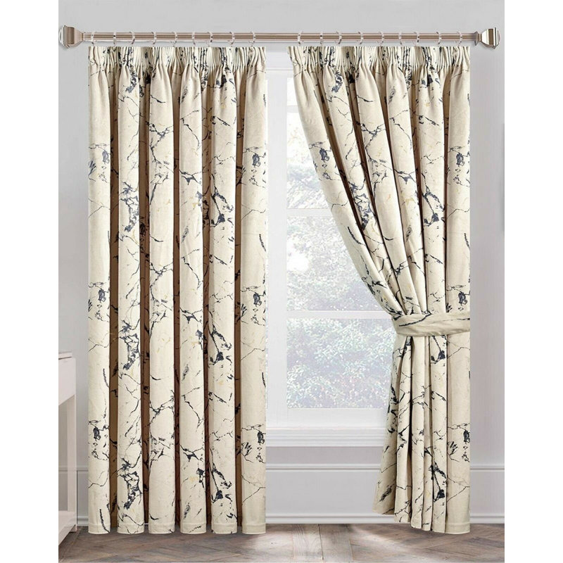 Ardane Blackout Curtain, 228 W x 228 D cm, Cream
