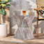 Tables de bout d'extérieur en ciment pour patio, table d'appoint de jardin en faux terrazzo, petite table d'appoint ronde moderne pour l'extérieur
