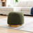 Round Upholstered Ottoman, Footstool For Bedroom, Entryway-985307091