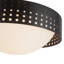 Astoria 14-in Black Flush Mount-664471725