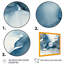 «Through The Sapphire Blue Clouds II», reproduction sur toile-217691007-217691004