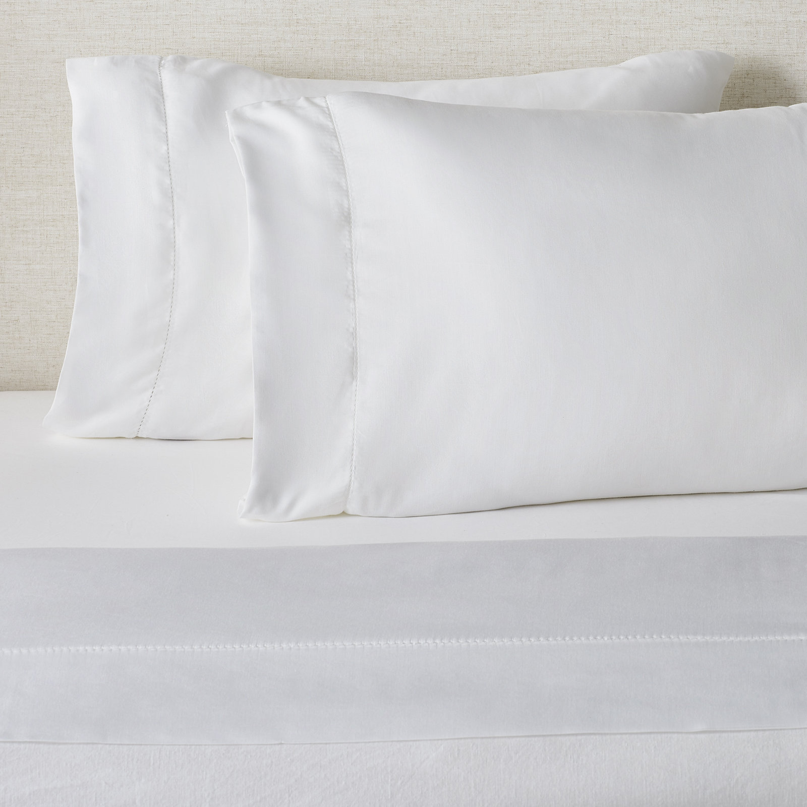 Briani Cotton Sheet Set, Queen, White