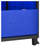Collapsible Bulk Container with Doors, Solid Wall, 600 lbs Capacity, Stackable HDPE Bin - 39.4" x 31.5" x 33.5", Forklift Accessible