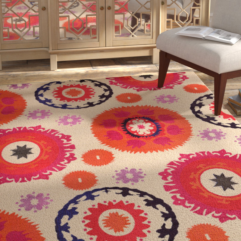 Tapis beige Eddins, Rectangle 8 pi x 11 pi
