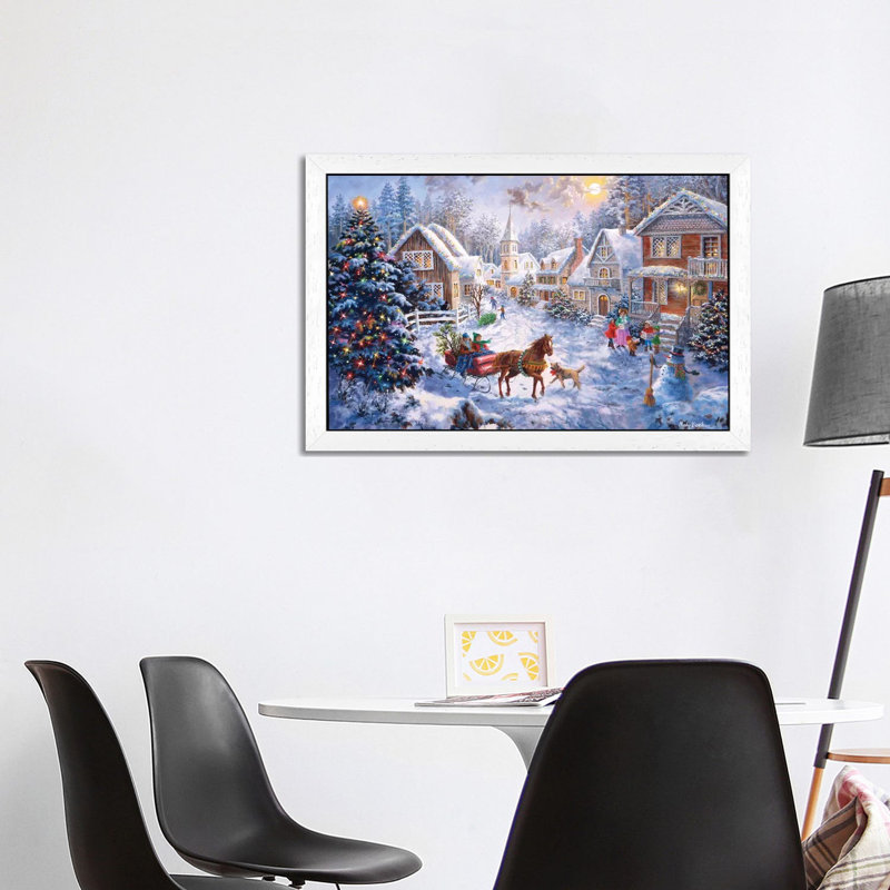 Nicky Boehme - Print on Canvas, 101.6 cm H x 66.04 cm W x 1.91 cm D, White Framed