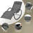 Arlmont & Co. 1 Pcs Outdoor Rocking Lounge Chair With Removable Headrest Breathable Backrest & Seat-1988790813