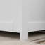 Banc blanc pour hall d'entrée, assemblage facile, grand intérieur, poignée en forme de U, support de rangement spacieux de 300 lb, attrait rétro, 2 charnières, option multi-usage rapide-1661114739