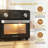 11 Quart Compact Air Fryer Oven, Capable Of Baking Two Slices Of Bread, Desktop Oven With Insulation, Barbecue, Baking, Air Fryer And Other Functions, 1000 Watts, Black