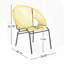 Chaise d'extérieur en osier-1976803925