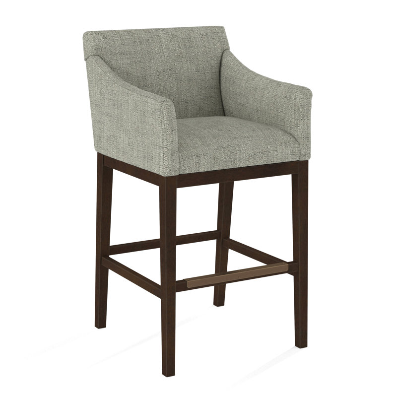 Upholstered Stool, 61650-33, Nutmeg