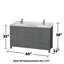 Sheffield 60" Double Bathroom Vanity Set-89055889-89055890