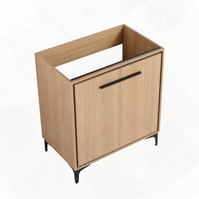 Freestanding Bathroom Vanity Base Storage Cabinet With Doors