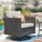 Ben 5 - Person Patio Conversation Set with Cushions-62745931-99299909