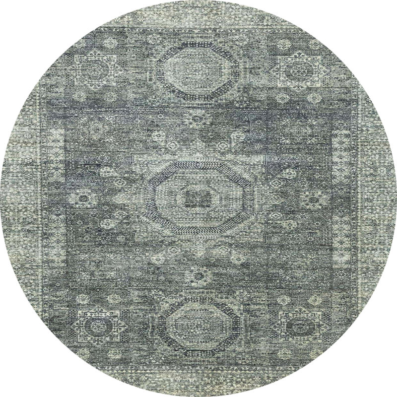 Tapis abstrait moderne 2338, Rond 6 pi