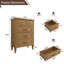 Table de chevet 5 tiroirs Farmhouse-1531633436