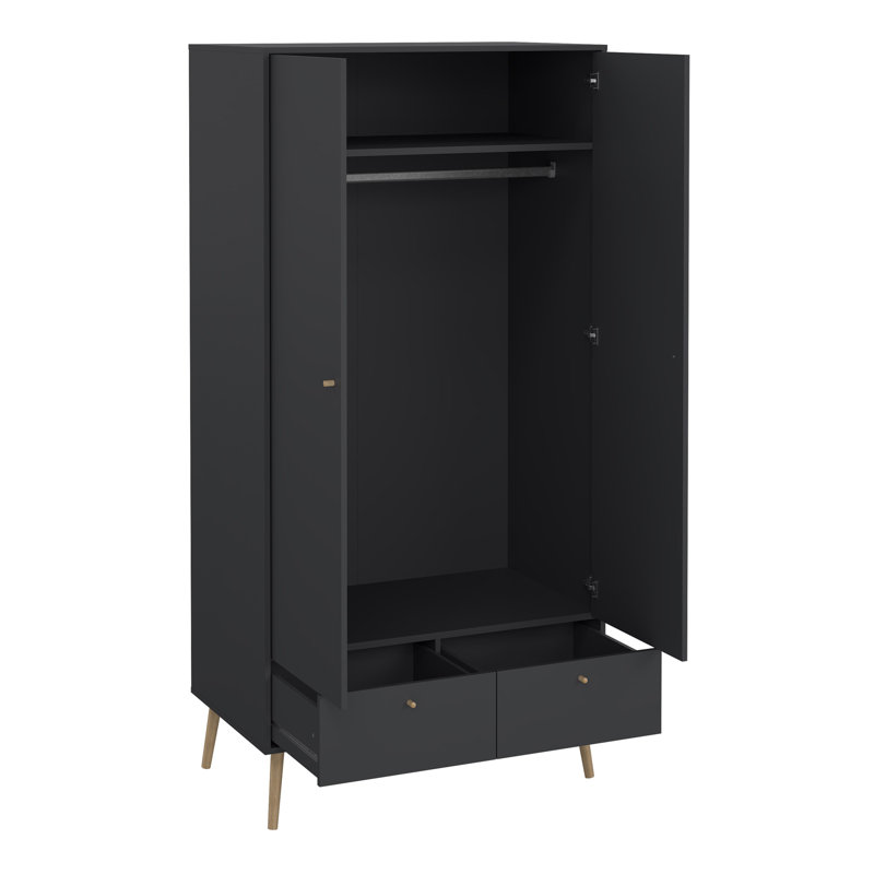 2 Door Manufactured Wood Wardrobe