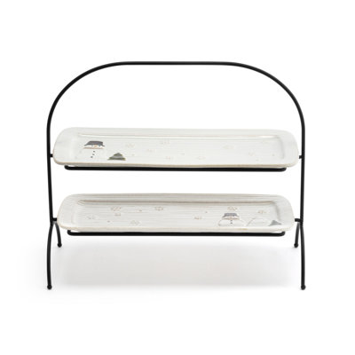 The Holiday Aisle® Dismo Earthenware Platter