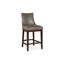 Upholstered Stool with Solid Wood Frame-542040181
