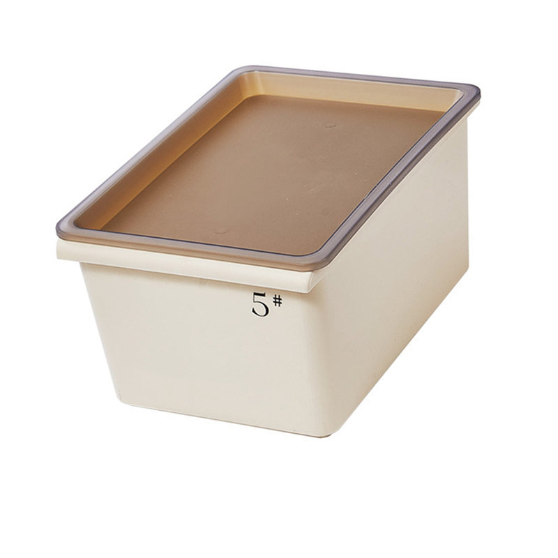 Closet Storage Bin, 1pcs Stackable Organizer With Lid, 1