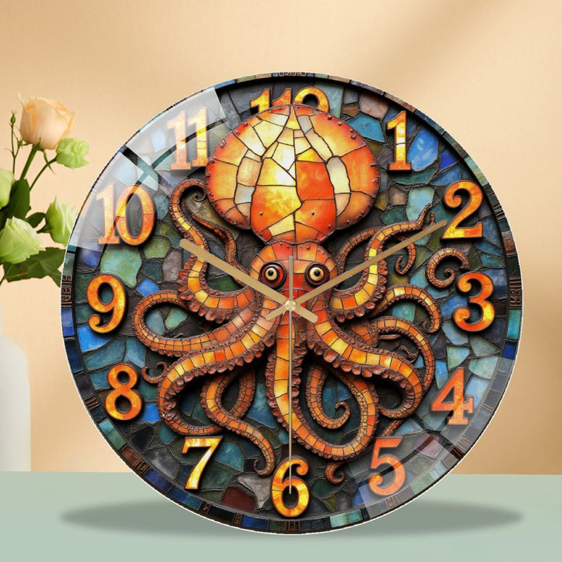 Horloge murale Octopus