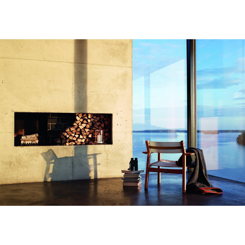 Djurö Teak and Batyline Lounge Armchair
