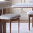 Mid-Century Rectangular Wood  Rock Table-104978893