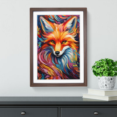 Fox Orphism No.2 - Framed Print