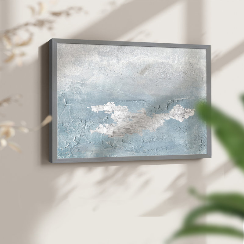 «Blue Mist I», reproduction encadrée, Gris, H 16 po x l 20 po
