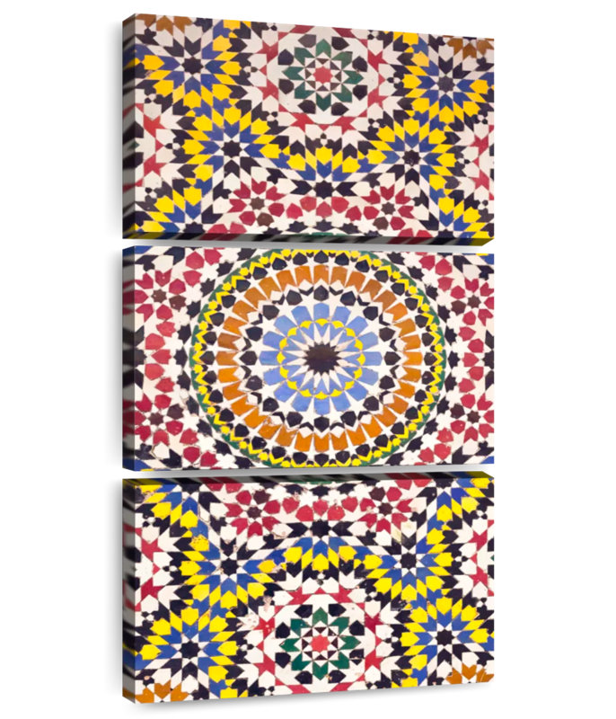 Zellige mosaïque, H 75 po x l 36 po