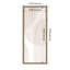 Amanti Art encadré en tissu, tableau abstrait beige par Melloi Art Prints-1065914453